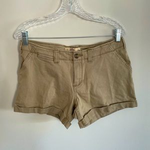 Khaki Hollister Shorts